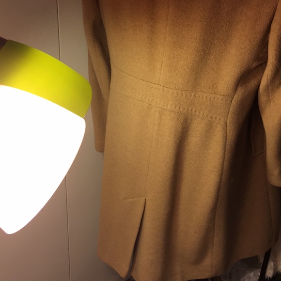 Camel wool coat trench Sell it as i gained weight - Picture 6 of 7